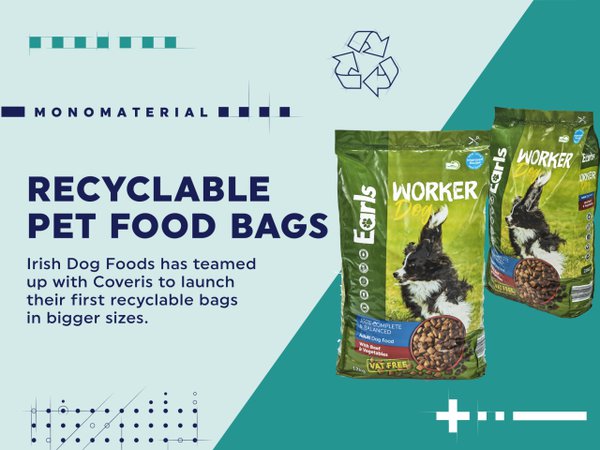 Coveris helps Irish Dog Foods switch to 30% recycled packaging content