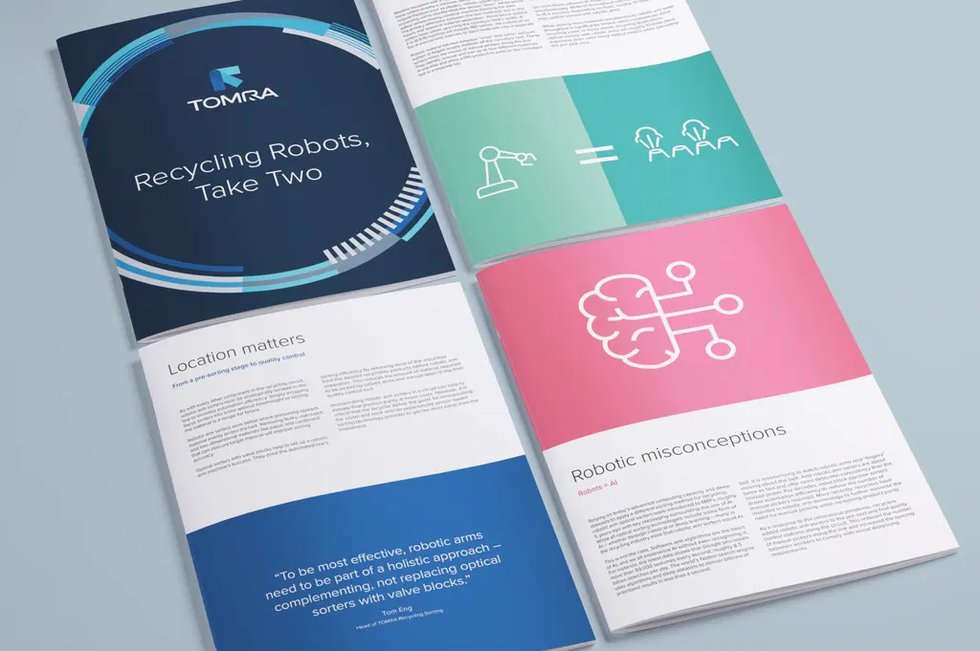 Making the case for robotic sorting: TOMRA Recycling’s new eBook gets into the mechanics of recycling robots