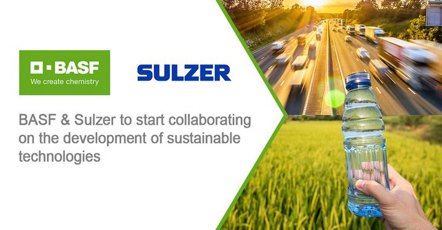 Sustainable, renewable: BASF and Sulzer Chemtech sign MoU