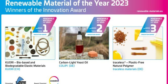 Renewable materials awards