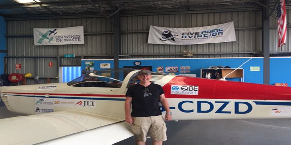 Jeremy Rowsell with Vans RV9A